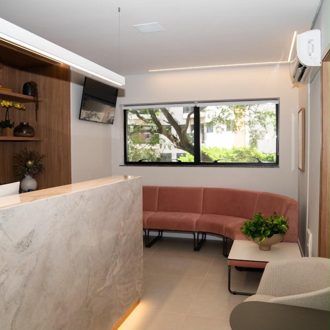 Sala de espera do consultório